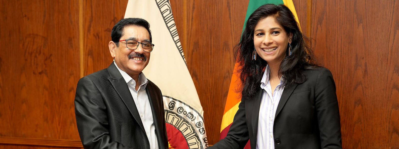 IMF’s Gita Gopinath Meets With CBSL Chief